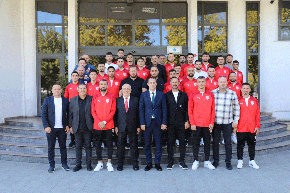 Akçaabat Sebat Gençlikspor Kulübü Başkan Ekim'i ziyaret etti