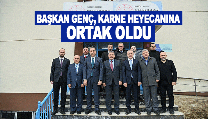 Başkan Genç, karne heyecanına ortak oldu