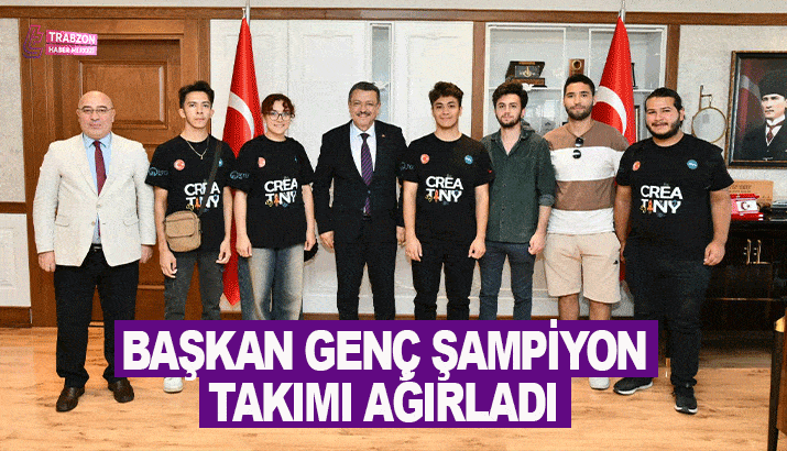 Başkan Genç şampiyon takımı ağırladı