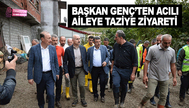 Başkan Genç'ten acılı aileye taziye ziyareti