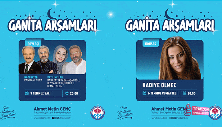 “Ganita Akşamları” etkinlikleri Trabzon'a renk katacak