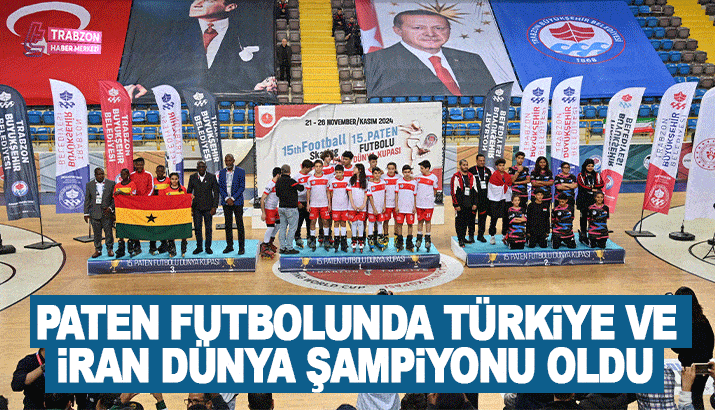 Paten futbolunda Türkiye ve İran Dünya Şampiyonu oldu