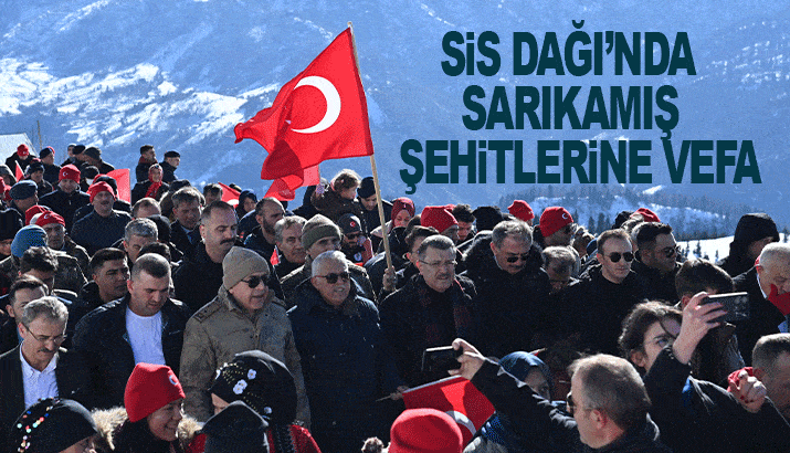 Sis Dağı'nda Sarıkamış şehitlerine vefa