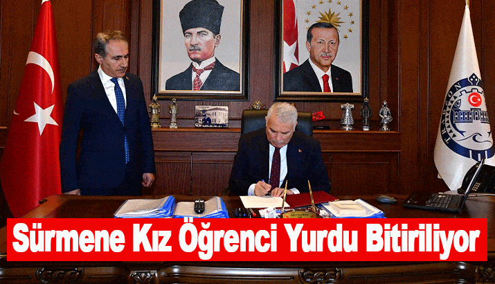 Sürmene Kız Öğrenci Yurdu Bitiriliyor