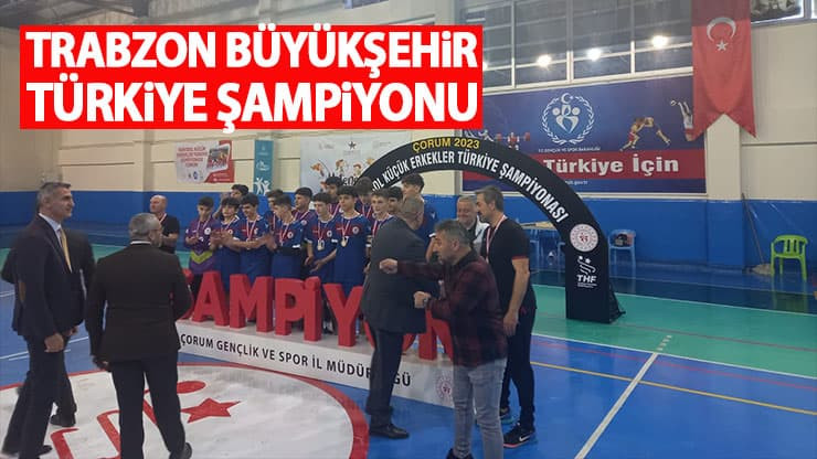 Trabzon Büyükşehir Türkiye şampiyonu oldu