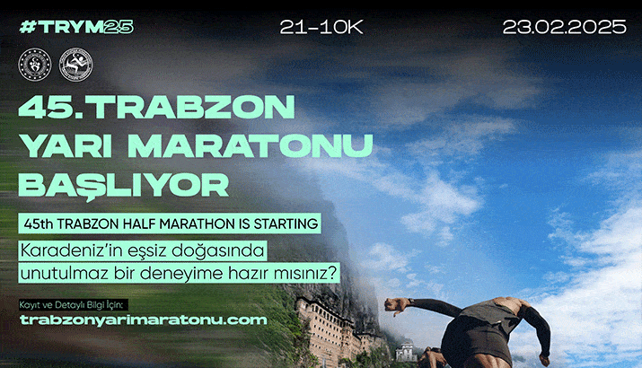 Trabzon Yarı Maratonu’nda geri sayım! Kayıtlar sürüyor