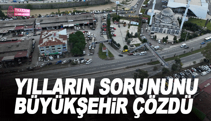 Trabzon'da Yılların sorunu alternatif yol ile çözüldü 