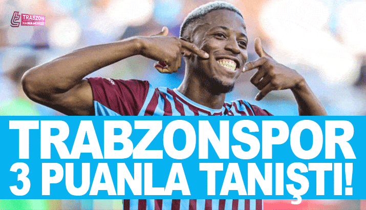 Trabzonspor 3 puanla tanıştı