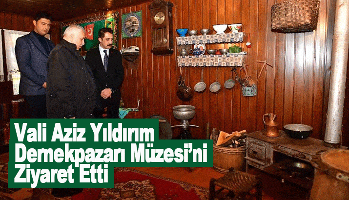 Vali Aziz Yıldırım ve Eşi Dernekpazarı Müzesi’ni Ziyaret Etti