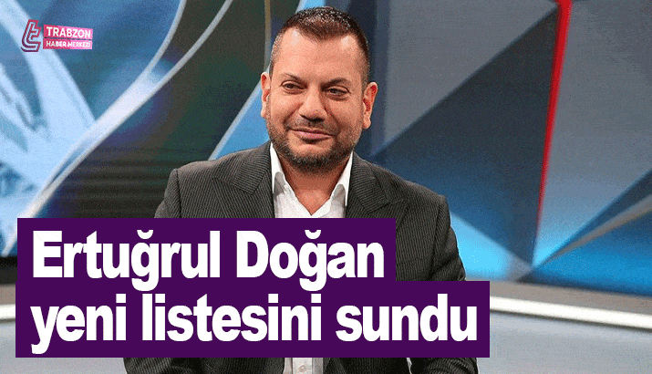 Yeniden aday Ertuğrul Doğan'ın listesi divana sunuldu